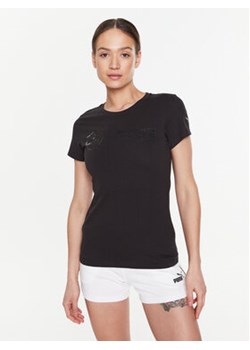 Puma T-Shirt Mapf1 536445 Czarny Slim Fit ze sklepu MODIVO w kategorii Bluzki damskie - zdjęcie 168613258