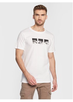 Solid T-Shirt Dain 21107280 Biały Regular Fit ze sklepu MODIVO w kategorii T-shirty męskie - zdjęcie 168613365