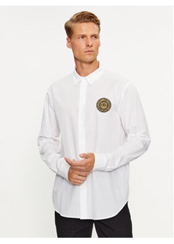 Just Cavalli Koszula 75OALYS4 Biały Slim Fit ze sklepu MODIVO w kategorii Koszule męskie - zdjęcie 168613627