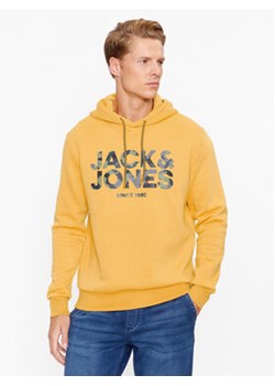 Jack&Jones Bluza James 12235338 Żółty Regular Fit ze sklepu MODIVO w kategorii Bluzy męskie - zdjęcie 168615365
