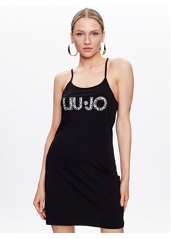 Liu Jo Beachwear Sukienka letnia VA3047 JS003 Czarny Regular Fit ze sklepu MODIVO w kategorii Sukienki - zdjęcie 168615547