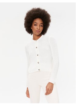 Morgan Kardigan 232-MAEL Biały Regular Fit ze sklepu MODIVO w kategorii Swetry damskie - zdjęcie 168615598