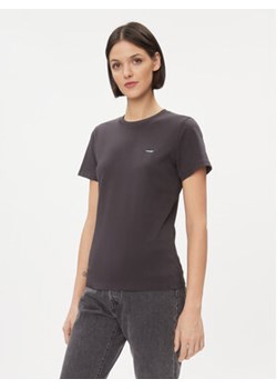Wrangler T-Shirt 112343064 Czarny Slim Fit ze sklepu MODIVO w kategorii Bluzki damskie - zdjęcie 168615836