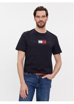 Tommy Hilfiger T-Shirt MW0MW37859 Granatowy Regular Fit ze sklepu MODIVO w kategorii T-shirty męskie - zdjęcie 168616369