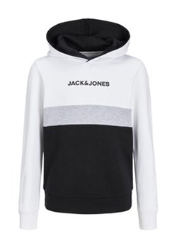 Jack&Jones Junior Bluza 12237402 Biały Regular Fit ze sklepu MODIVO w kategorii Bluzy chłopięce - zdjęcie 168616399