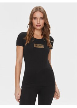 Guess T-Shirt W4RI33 J1314 Czarny Slim Fit ze sklepu MODIVO w kategorii Bluzki damskie - zdjęcie 168616615