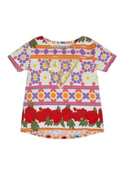 Guess T-Shirt K3GI05 K6YW3 Kolorowy Regular Fit ze sklepu MODIVO w kategorii Bluzki dziewczęce - zdjęcie 168616656