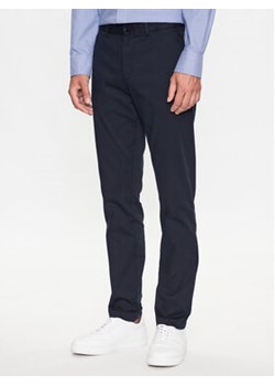 Tommy Hilfiger Spodnie materiałowe Bleecker MW0MW32132 Granatowy Slim Fit ze sklepu MODIVO w kategorii Spodnie męskie - zdjęcie 168617088