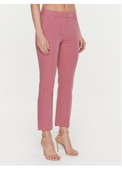 Weekend Max Mara Spodnie materiałowe Rana 2351310137 Różowy Slim Fit ze sklepu MODIVO w kategorii Spodnie damskie - zdjęcie 168617277