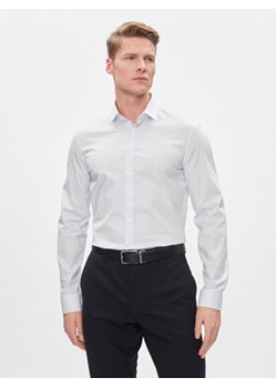 Calvin Klein Koszula K10K112311 Biały Slim Fit ze sklepu MODIVO w kategorii Koszule męskie - zdjęcie 168617536