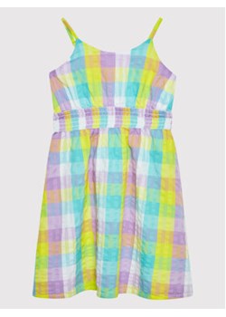 United Colors Of Benetton Sukienka letnia 41CFCV00G Kolorowy Regular Fit ze sklepu MODIVO w kategorii Sukienki dziewczęce - zdjęcie 168617557