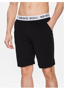 Brave Soul Szorty piżamowe MLWB-149KEV Czarny Regular Fit ze sklepu MODIVO w kategorii Piżamy męskie - zdjęcie 168617765