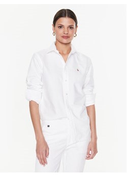 Polo Ralph Lauren Koszula 211891377003 Biały Regular Fit ze sklepu MODIVO w kategorii Koszule damskie - zdjęcie 168618496