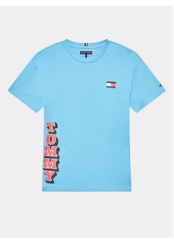 Tommy Hilfiger T-Shirt KB0KB08217 D Niebieski Regular Fit ze sklepu MODIVO w kategorii T-shirty chłopięce - zdjęcie 168618605