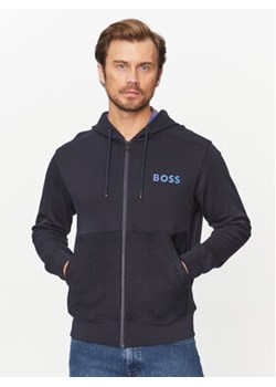 Boss Bluza Zedoublehood 50501974 Granatowy Regular Fit ze sklepu MODIVO w kategorii Bluzy męskie - zdjęcie 168618608