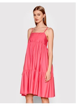 Fracomina Sukienka codzienna FR22SD1048W40001 Różowy Regular Fit ze sklepu MODIVO w kategorii Sukienki - zdjęcie 168618645