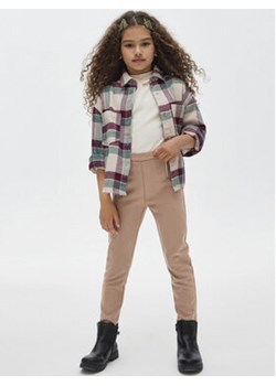 Mayoral Spodnie materiałowe 7.506 Brązowy Regular Fit ze sklepu MODIVO w kategorii Spodnie dziewczęce - zdjęcie 168618755