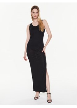 Calvin Klein Swimwear Sukienka plażowa KW0KW02096 Czarny Slim Fit ze sklepu MODIVO w kategorii Odzież plażowa - zdjęcie 168618759