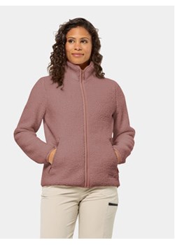 Jack Wolfskin Polar High Curl Jacket 1708732 Różowy Regular Fit ze sklepu MODIVO w kategorii Bluzy damskie - zdjęcie 168618786