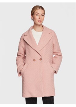 Guess Płaszcz przejściowy Ginny W3RL13 WF5I0 Różowy Relaxed Fit ze sklepu MODIVO w kategorii Płaszcze damskie - zdjęcie 168618887