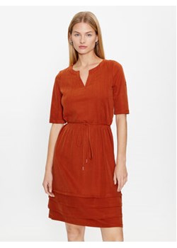 Tatuum Sukienka codzienna Pemo T2315.202 Pomarańczowy Regular Fit ze sklepu MODIVO w kategorii Sukienki - zdjęcie 168619235