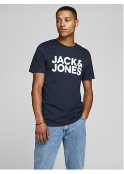 Jack&Jones T-Shirt Corp 12151955 Granatowy Slim Fit ze sklepu MODIVO w kategorii T-shirty męskie - zdjęcie 168619325