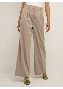 Karen by Simonsen Spodnie materiałowe Herta 10104253 Beżowy Straight Fit ze sklepu MODIVO w kategorii Spodnie damskie - zdjęcie 168619606