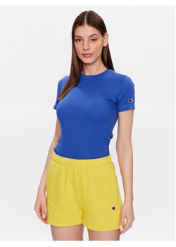 Champion T-Shirt 116062 Niebieski Slim Fit ze sklepu MODIVO w kategorii Bluzki damskie - zdjęcie 168620059