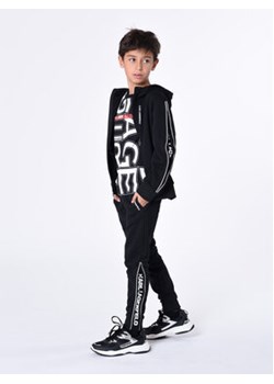 Karl Lagerfeld Kids Bluza Z25435 S Czarny Regular Fit ze sklepu MODIVO w kategorii Bluzy chłopięce - zdjęcie 168620065