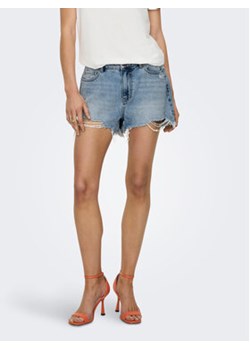 ONLY Szorty jeansowe Pacy 15256232 Niebieski Regular Fit ze sklepu MODIVO w kategorii Szorty - zdjęcie 168620098