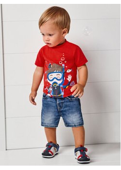Mayoral Szorty jeansowe 1228 Granatowy Regular Fit ze sklepu MODIVO w kategorii Spodenki niemowlęce - zdjęcie 168620136