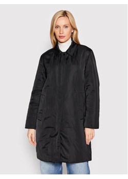 Calvin Klein Płaszcz przejściowy K20K204166 Czarny Regular Fit ze sklepu MODIVO w kategorii Płaszcze damskie - zdjęcie 168620189