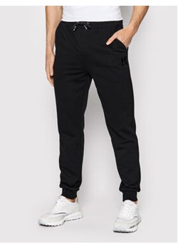KARL LAGERFELD Spodnie dresowe 705893 500900 Czarny Regular Fit ze sklepu MODIVO w kategorii Spodnie męskie - zdjęcie 168620489