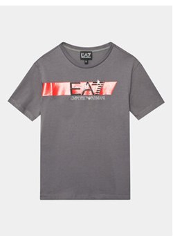 EA7 Emporio Armani T-Shirt 3RBT65 BJ02Z 1977 Szary Regular Fit ze sklepu MODIVO w kategorii T-shirty chłopięce - zdjęcie 168621049