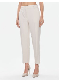 Tommy Hilfiger Spodnie materiałowe Core WW0WW39723 Beżowy Straight Fit ze sklepu MODIVO w kategorii Spodnie damskie - zdjęcie 168621078