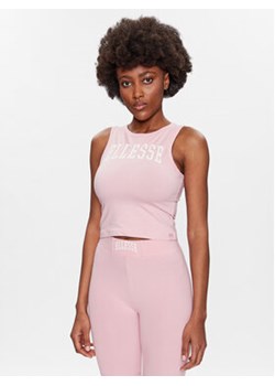 Ellesse Top Fliss SGR17857 Różowy Regular Fit ze sklepu MODIVO w kategorii Bluzki damskie - zdjęcie 168621158