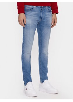 Tommy Jeans Jeansy Austin DM0DM18160 Niebieski Slim Fit ze sklepu MODIVO w kategorii Jeansy męskie - zdjęcie 168621626