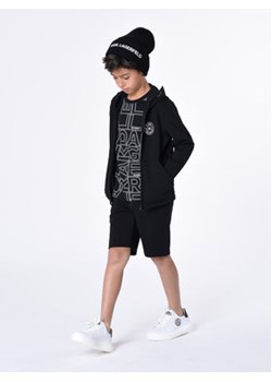 Karl Lagerfeld Kids T-Shirt Z25414 S Czarny Regular Fit ze sklepu MODIVO w kategorii T-shirty chłopięce - zdjęcie 168621885