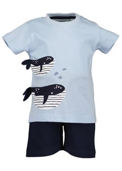 Blue Seven Komplet 2 t-shirtów i spodenek 939018 X Niebieski Regular Fit ze sklepu MODIVO w kategorii Komplety niemowlęce - zdjęcie 168622079