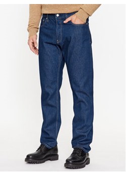Calvin Klein Jeans Jeansy Authentic J30J323881 Granatowy Straight Fit ze sklepu MODIVO w kategorii Jeansy męskie - zdjęcie 168622688