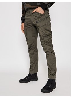 G-Star Raw Spodnie materiałowe Rovic D02190 5126 1260 Szary Regular Fit ze sklepu MODIVO w kategorii Spodnie męskie - zdjęcie 168622729