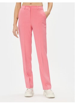United Colors Of Benetton Spodnie materiałowe 49HHDF04E Różowy Regular Fit ze sklepu MODIVO w kategorii Spodnie damskie - zdjęcie 168622807