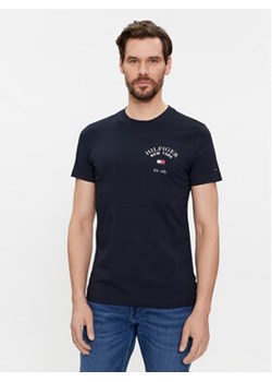 Tommy Hilfiger T-Shirt Arch Varsity MW0MW33689 Granatowy Regular Fit ze sklepu MODIVO w kategorii T-shirty męskie - zdjęcie 168623068
