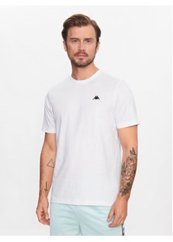 Kappa T-Shirt 313002 Biały Regular Fit ze sklepu MODIVO w kategorii T-shirty męskie - zdjęcie 168623565