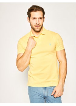 Polo Ralph Lauren Polo Core Replen 710795080 Żółty Slim Fit ze sklepu MODIVO w kategorii T-shirty męskie - zdjęcie 168623889