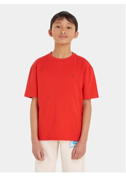 Tommy Hilfiger T-Shirt KB0KB08575 S Pomarańczowy Regular Fit ze sklepu MODIVO w kategorii T-shirty chłopięce - zdjęcie 168624418