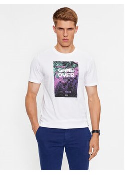 Boss T-Shirt Temessage 50503552 Biały Relaxed Fit ze sklepu MODIVO w kategorii T-shirty męskie - zdjęcie 168624946