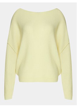 American Vintage Sweter Damsville DAM225E24 Żółty Regular Fit ze sklepu MODIVO w kategorii Swetry damskie - zdjęcie 168625139