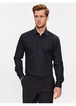 KARL LAGERFELD Koszula 605000 534616 Czarny Modern Fit ze sklepu MODIVO w kategorii Koszule męskie - zdjęcie 168625236