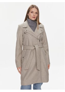 Vero Moda Płaszcz przejściowy 10289973 Beżowy Regular Fit ze sklepu MODIVO w kategorii Płaszcze damskie - zdjęcie 168625895